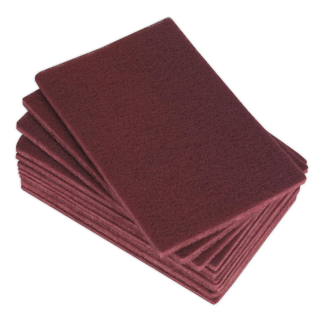 Sealey Abrasive Finishing Pad 150 x 230mm, Medium - Pack of 10 HP1523M - BostonPlates Autocare Centre