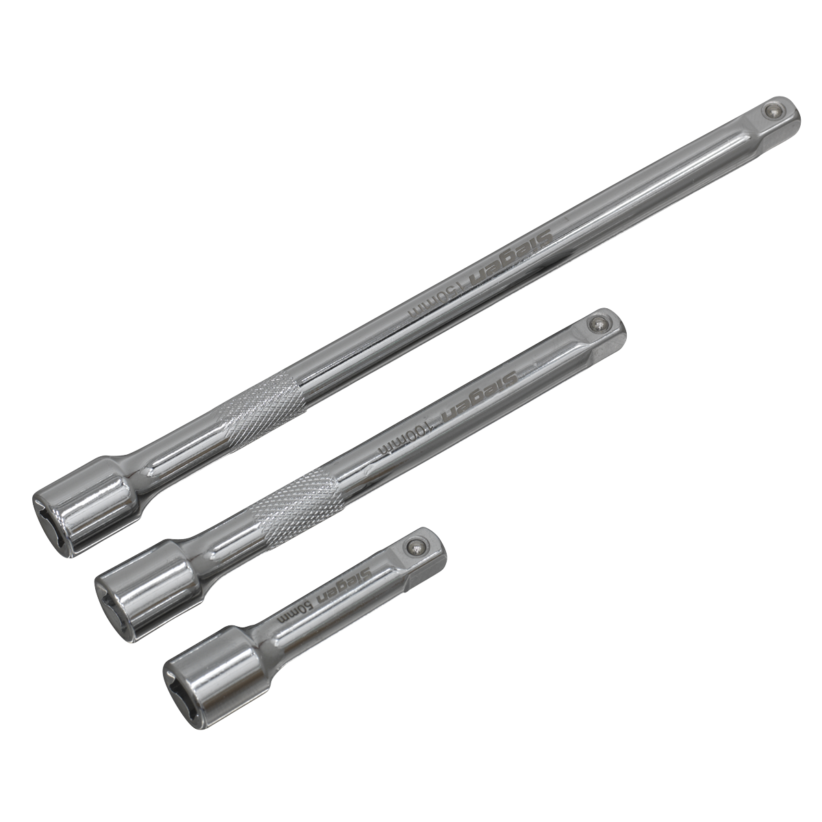 Siegen Extension Bar Set 1/4"Sq Drive 3pc S0718 - BostonPlates Autocare Centre