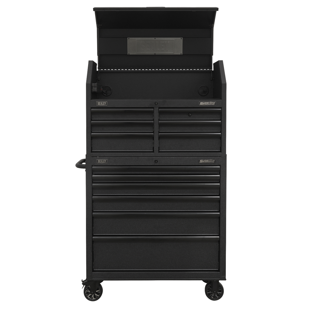 Superline PRO® Tool Chest Combination with Power Bar 12 Drawer AP36BESTACK - BostonPlates Autocare Centre