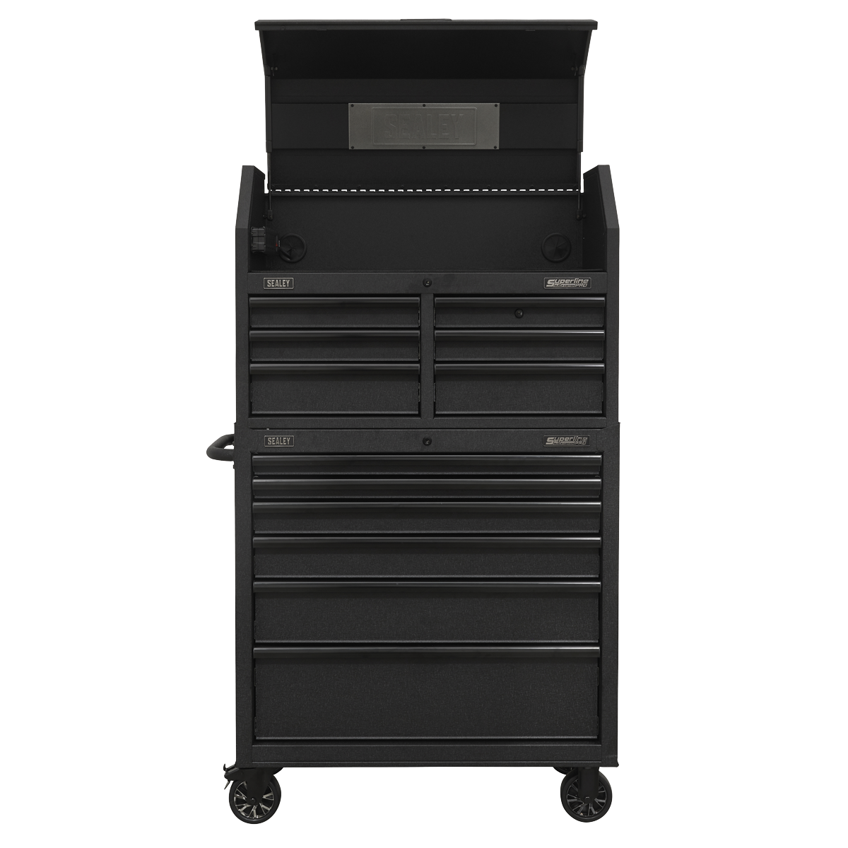 Superline PRO® Tool Chest Combination with Power Bar 12 Drawer AP36BESTACK - BostonPlates Autocare Centre