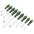 Sealey Premier Hammer-Thru Screwdriver Set 9pc - Hi-Vis Green AK4941HV - BostonPlates Autocare Centre