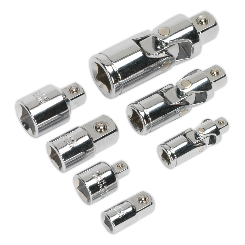 Premier Universal Joint & Socket Adaptor Set 7pc AK2737 - BostonPlates Autocare Centre