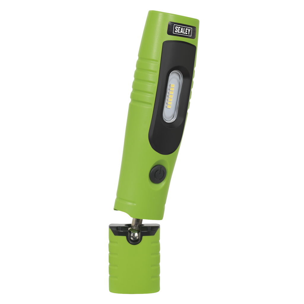 Sealey Rechargeable 360° Inspection Light 4W & 3W SMD LED - Green LED3602G - BostonPlates Autocare Centre