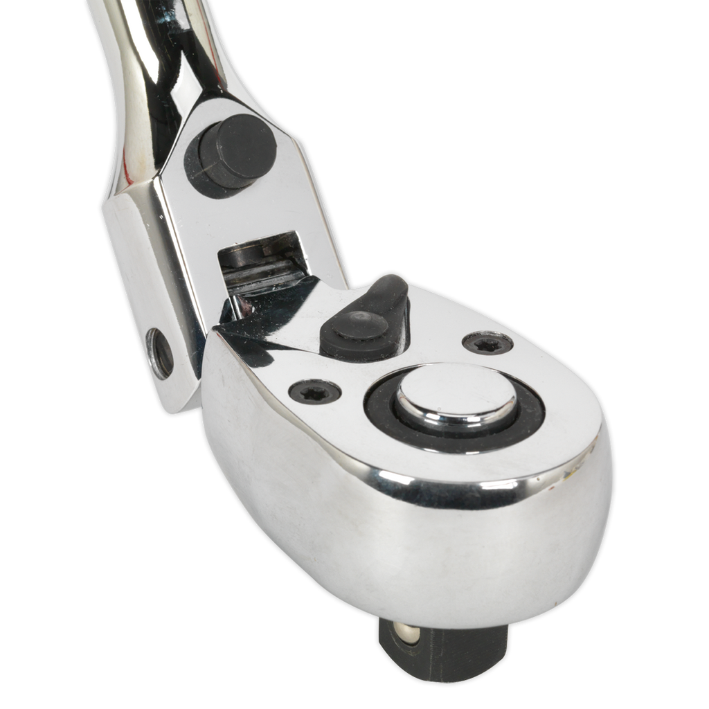 Sealey Premier Extra-Long Flexi-Head Ratchet Wrench 3/8"Sq Drive 455mm AK6697 - BostonPlates Autocare Centre