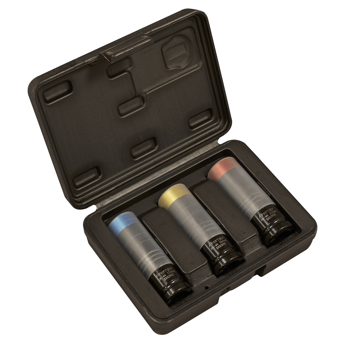 Premier Alloy Wheel Ultra-Power Impact Socket Set 1/2"Sq Drive 3pc SX039 - BostonPlates Autocare Centre