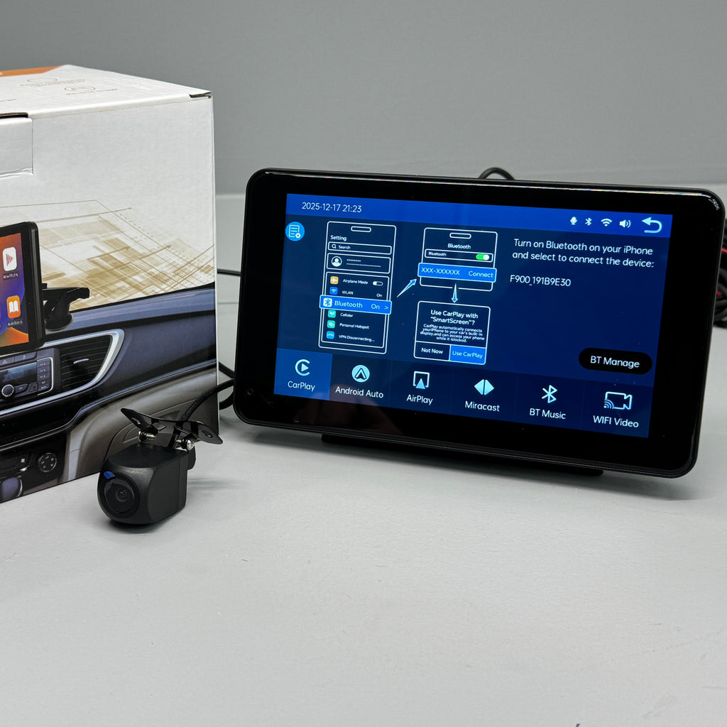 Wingman 7 Apple CarPlay Android Auto 7 Inch Touch Screen with Camera - BostonPlates Autocare Centre