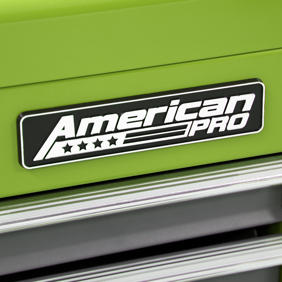 American PRO® Topchest, Mid-Box & Rollcab 9 Drawer - Green AP2200BBHVSTACK - BostonPlates Autocare Centre