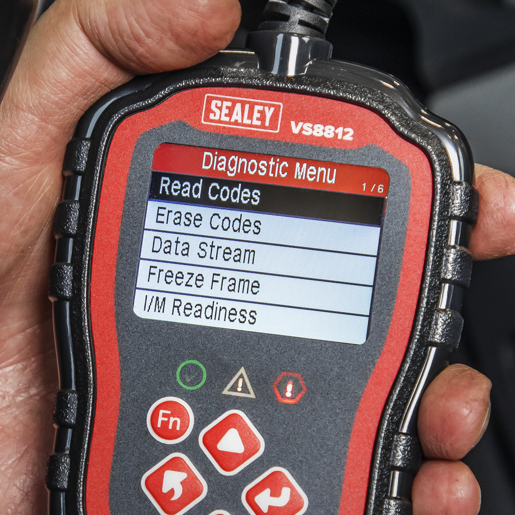 Sealey EOBD Code Reader Live Data VS8812 - BostonPlates Autocare Centre