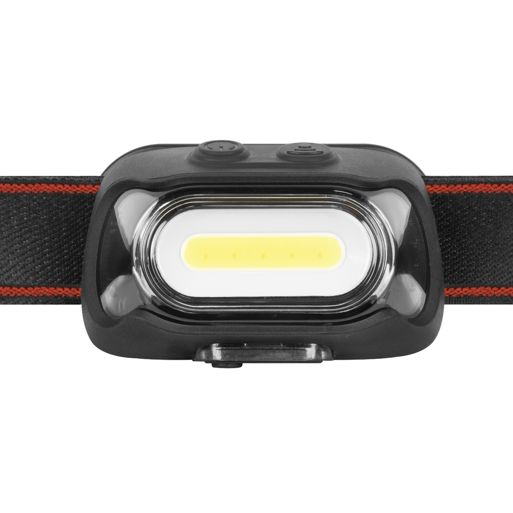 Sealey Rechargeable Head Torch with Auto-Sensor 8W COB LED HT08R - BostonPlates Autocare Centre