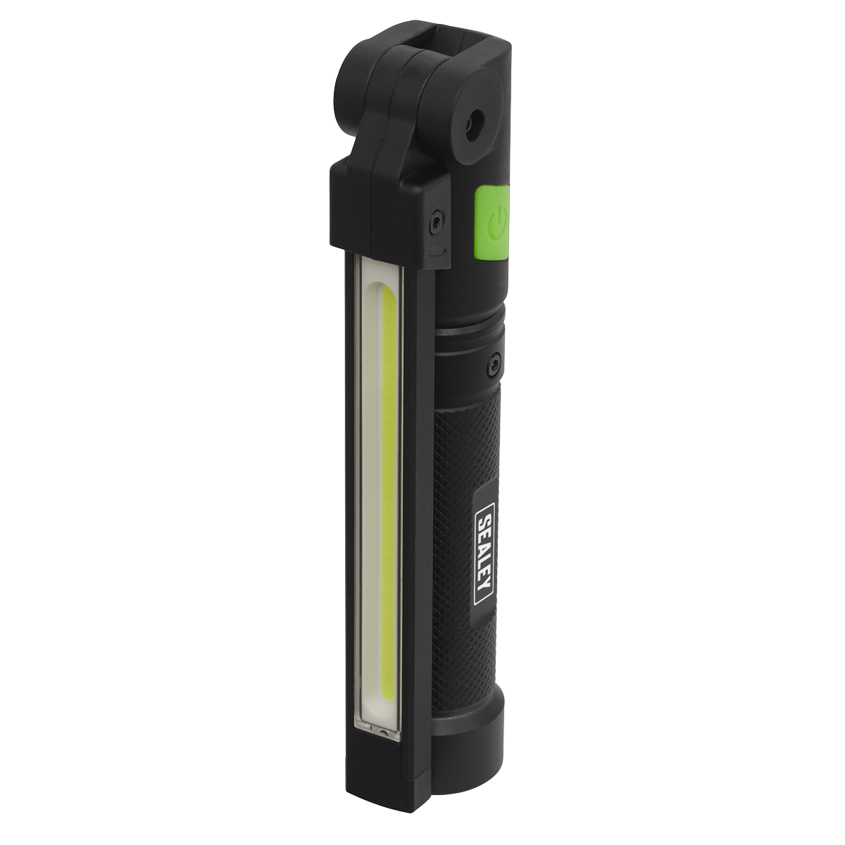 Sealey Rechargeable Aluminium Folding Pocket Light 2 COB & 1 SMD LED LED02G - BostonPlates Autocare Centre