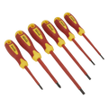 Sealey Premier Screwdriver Set 6pc - VDE Approved AK6130 - BostonPlates Autocare Centre