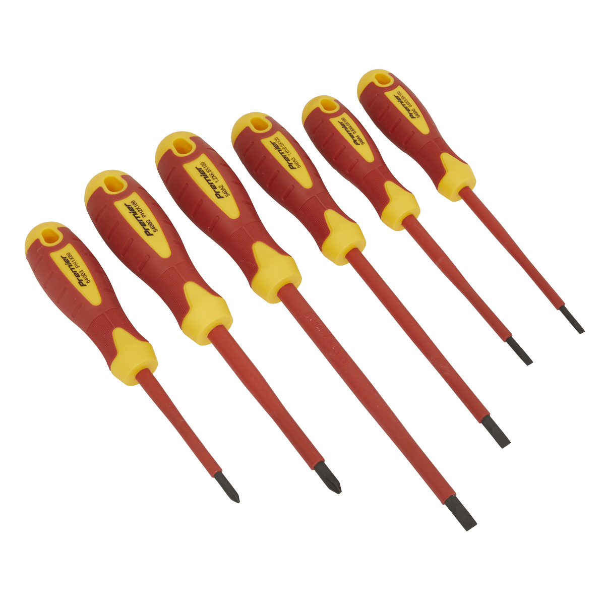 Sealey Premier Screwdriver Set 6pc - VDE Approved AK6130 - BostonPlates Autocare Centre