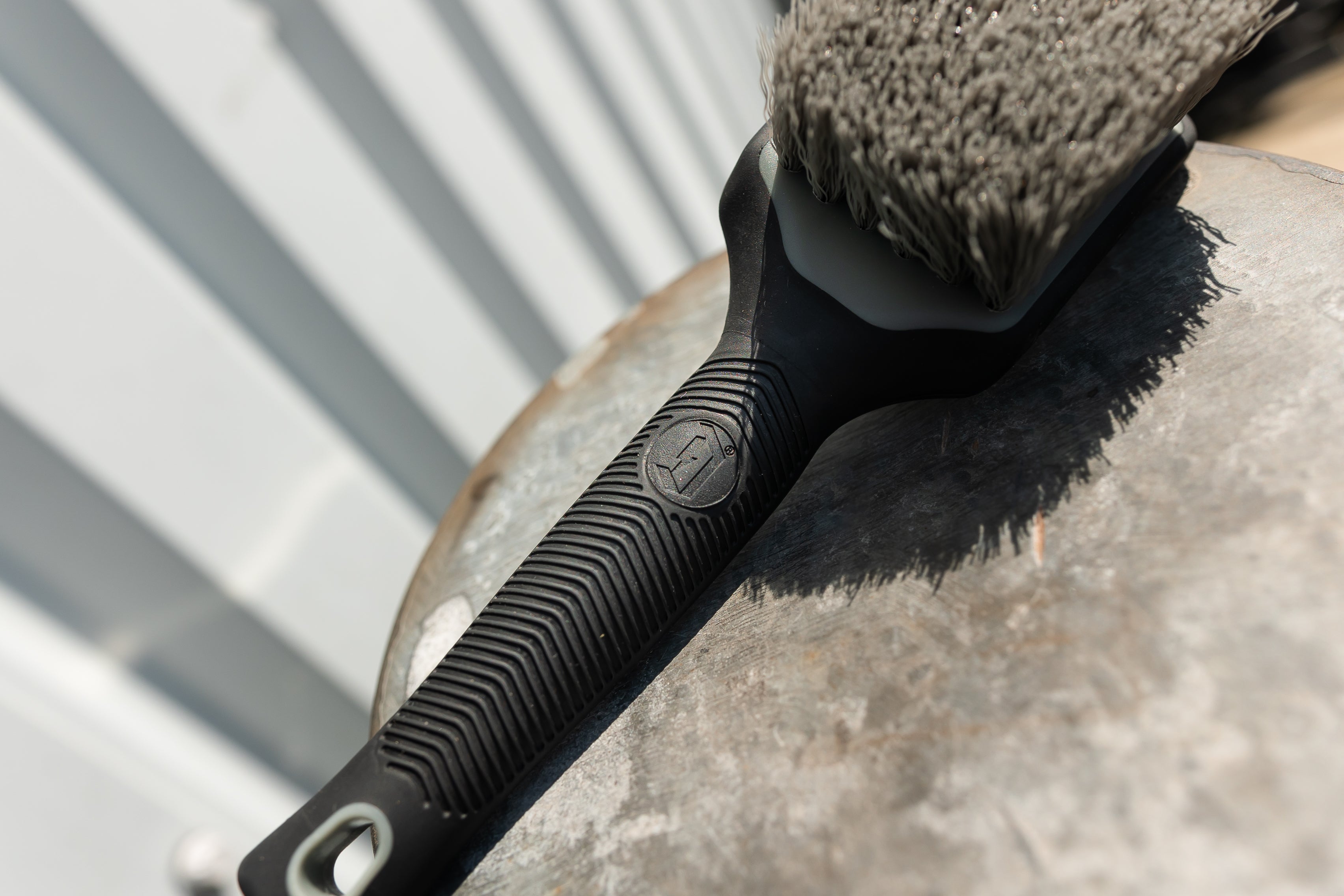 Duel Tyre Scrubbing Brush - BostonPlates Autocare Centre
