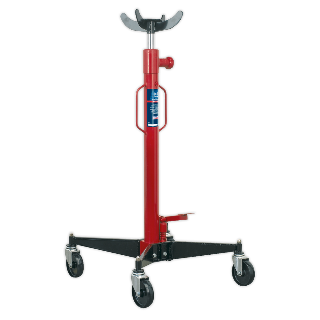 Sealey Vertical Transmission Jack 600kg 600TR - BostonPlates Autocare Centre