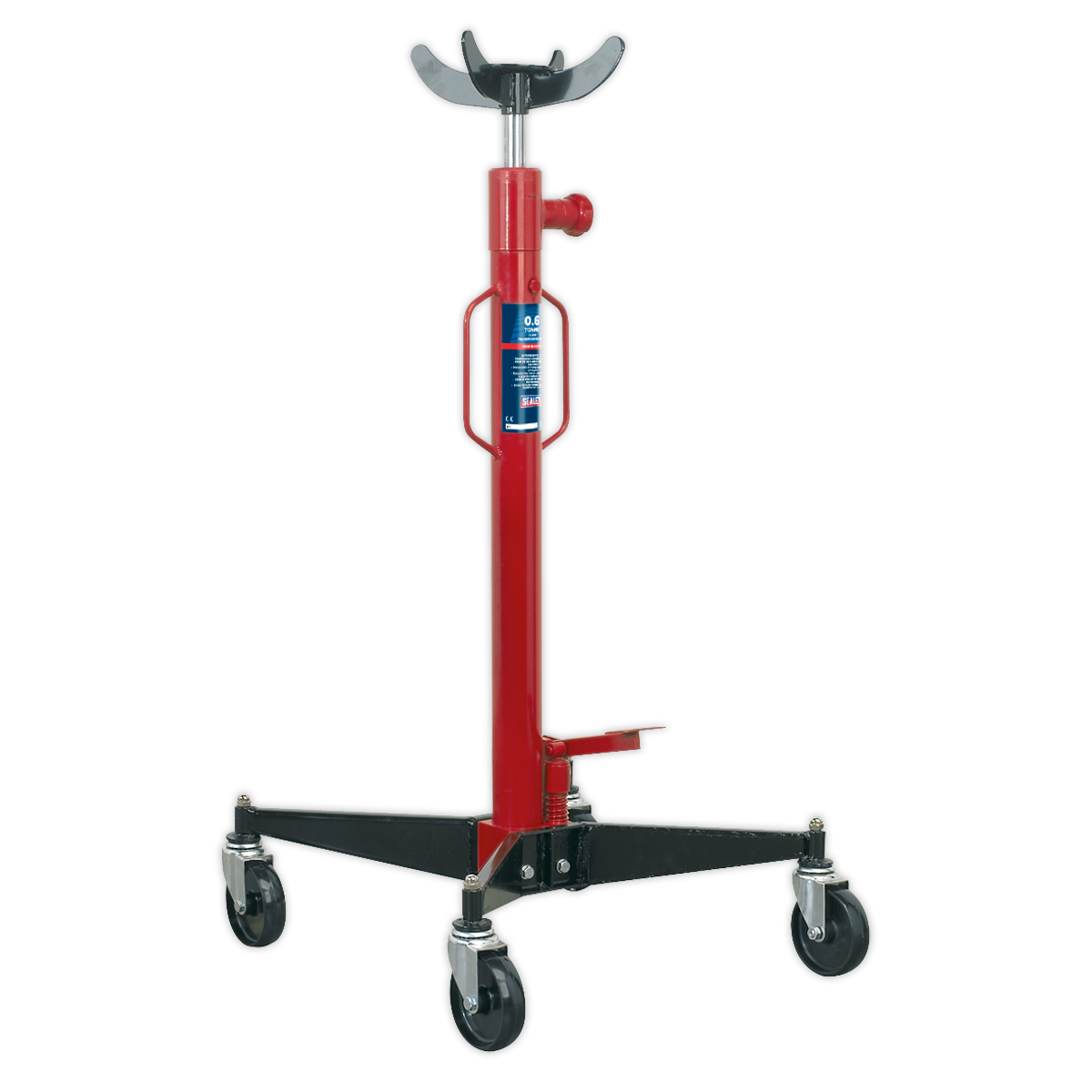 Sealey Vertical Transmission Jack 600kg 600TR - BostonPlates Autocare Centre
