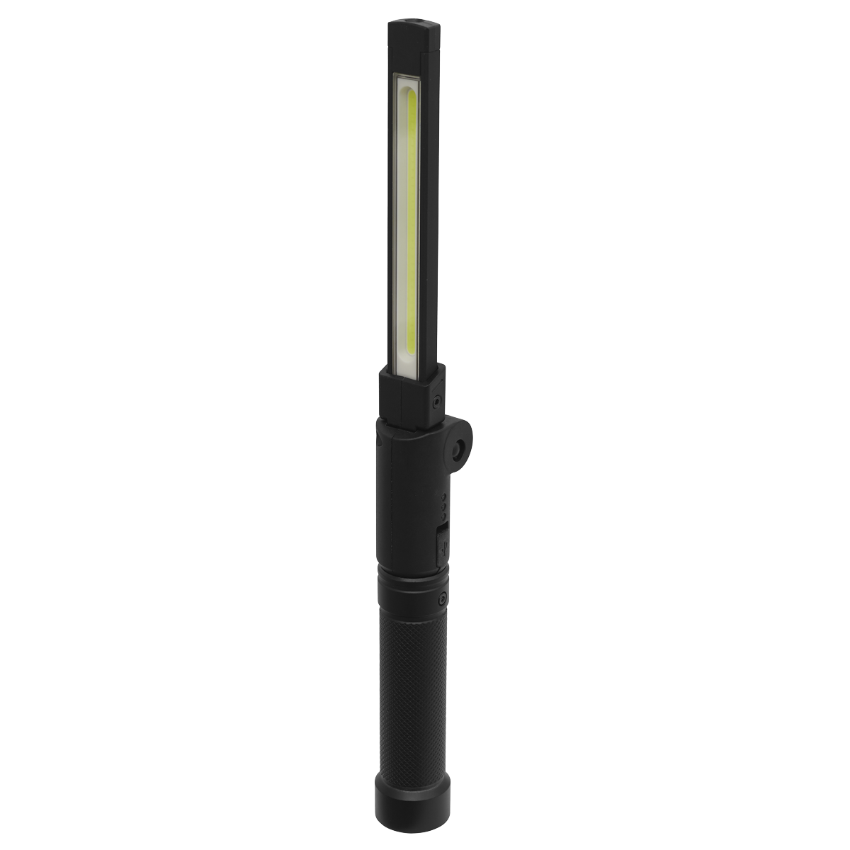 Sealey Rechargeable Aluminium Folding Pocket Light 2 COB & 1 SMD LED LED02G - BostonPlates Autocare Centre