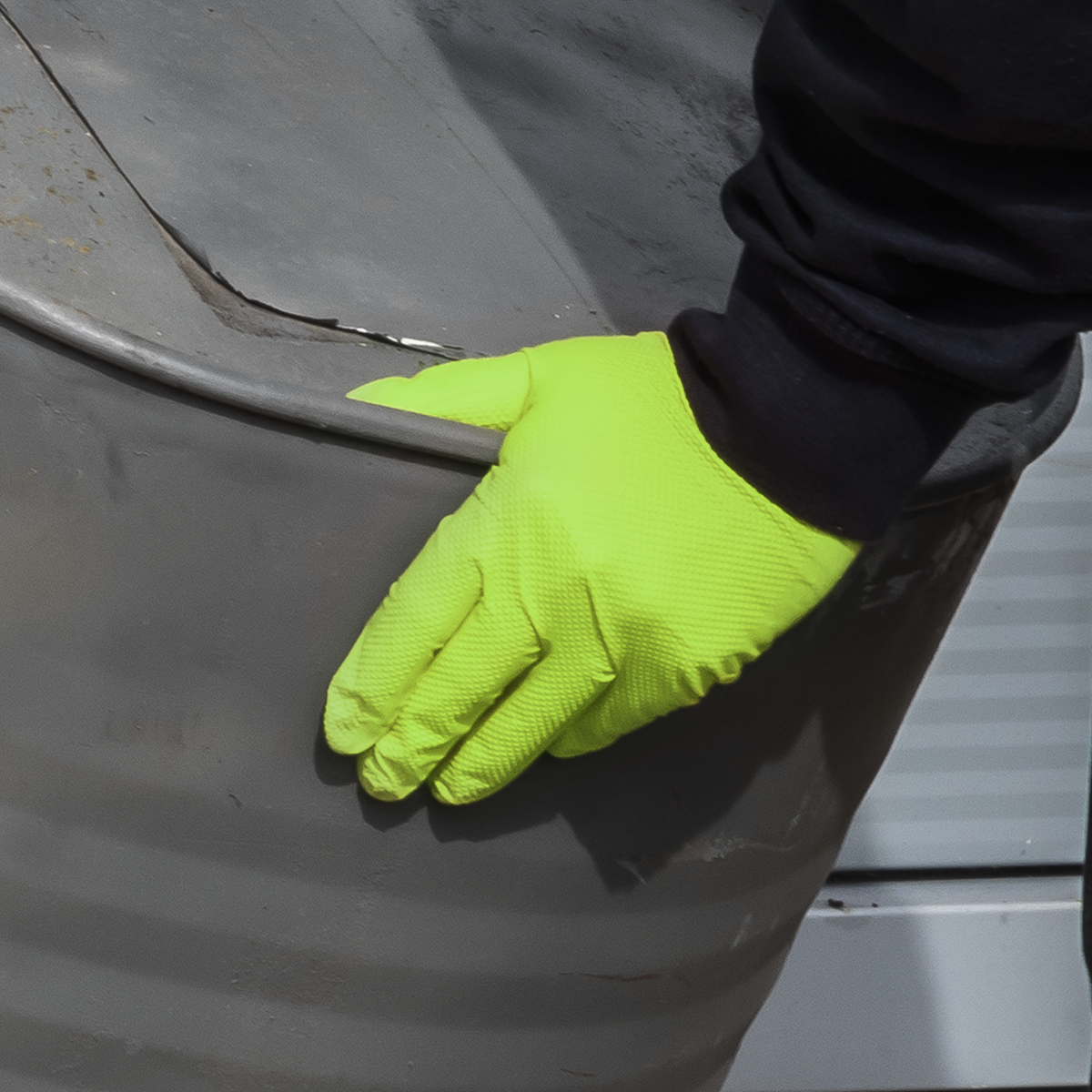 Sealey Diamond Grip Extra-Thick Nitrile Powder-Free, Gloves, Large - Pack of 50 SSP54L - BostonPlates Autocare Centre