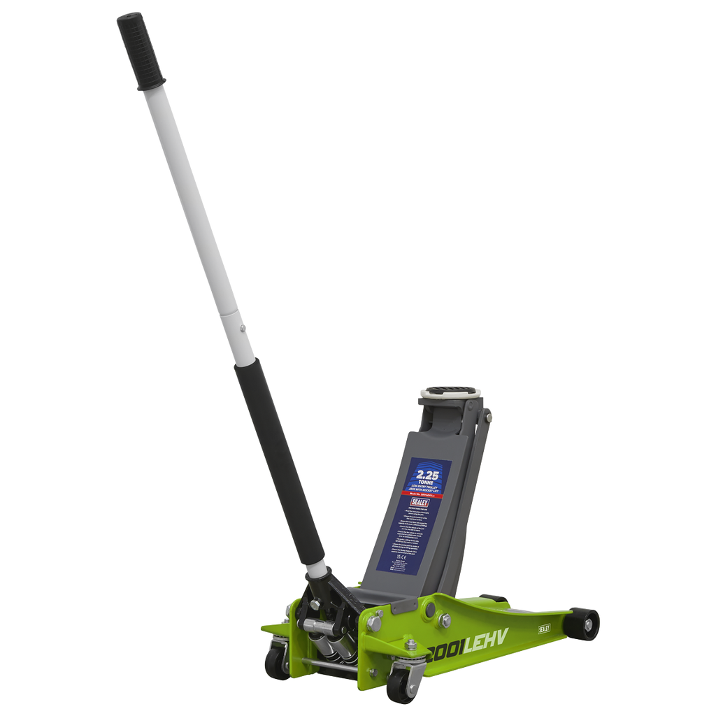 Sealey Low Profile Rocket Lift Trolley Jack 2.25 Tonne - Green 2001LEHV (Copy)