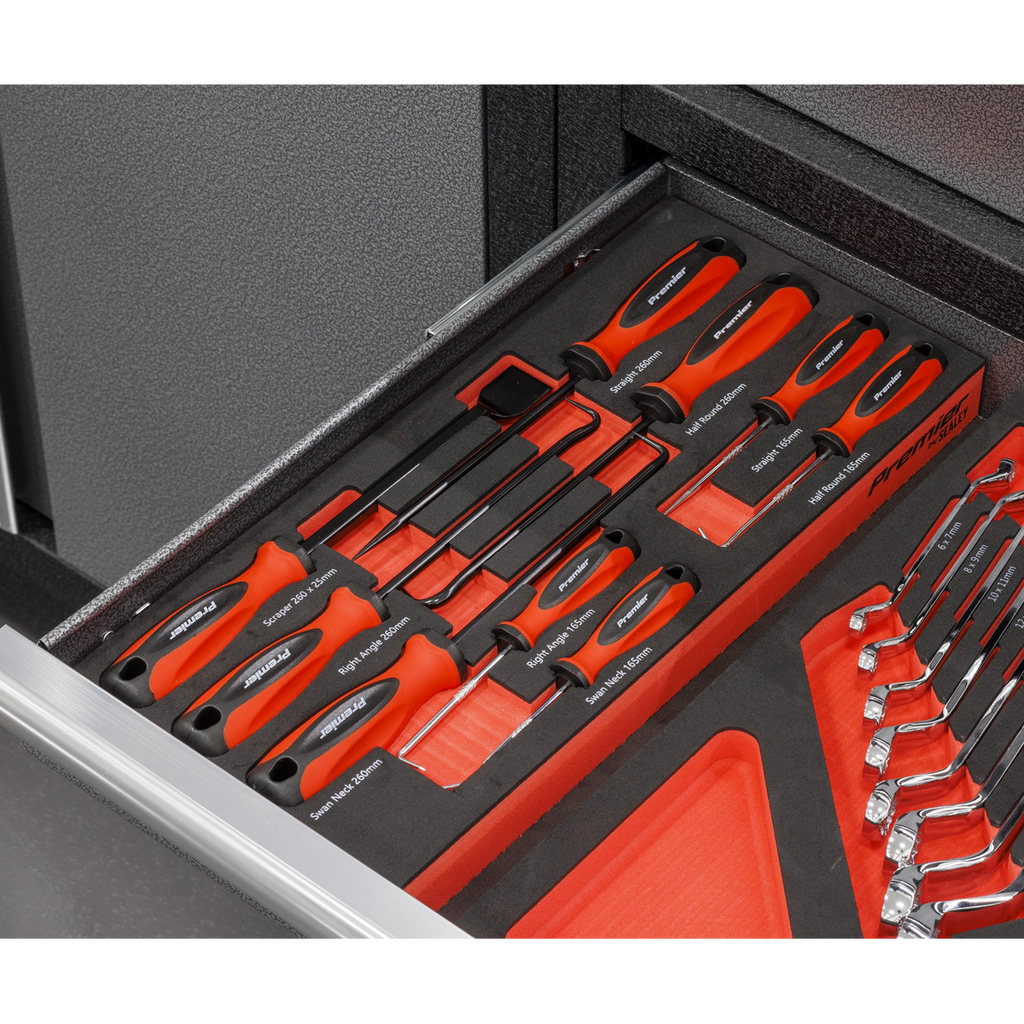 Sealey Premier Scraper & Hook Set with Tool Tray 9pc TBT65 - BostonPlates Autocare Centre