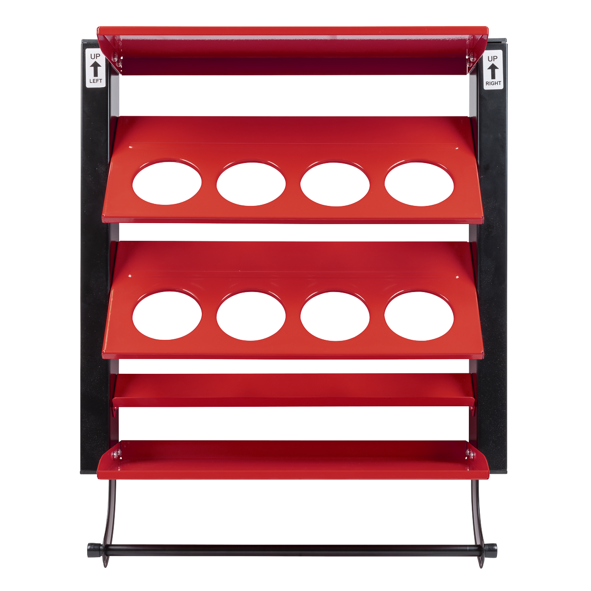 Sealey Spray Can Storage Rack with 8 Can Holders APSCR8 - BostonPlates Autocare Centre