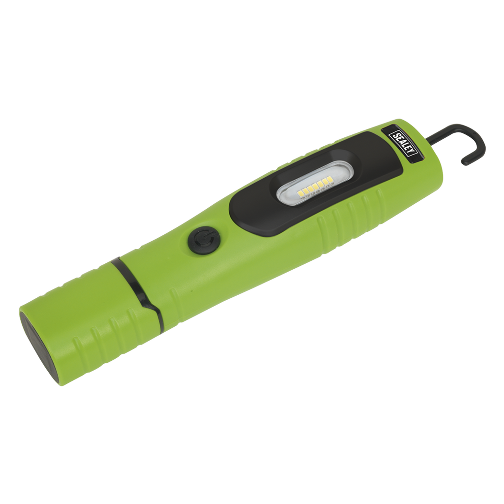 Sealey Rechargeable 360° Inspection Light 4W & 3W SMD LED - Yellow LED3602Y - BostonPlates Autocare Centre