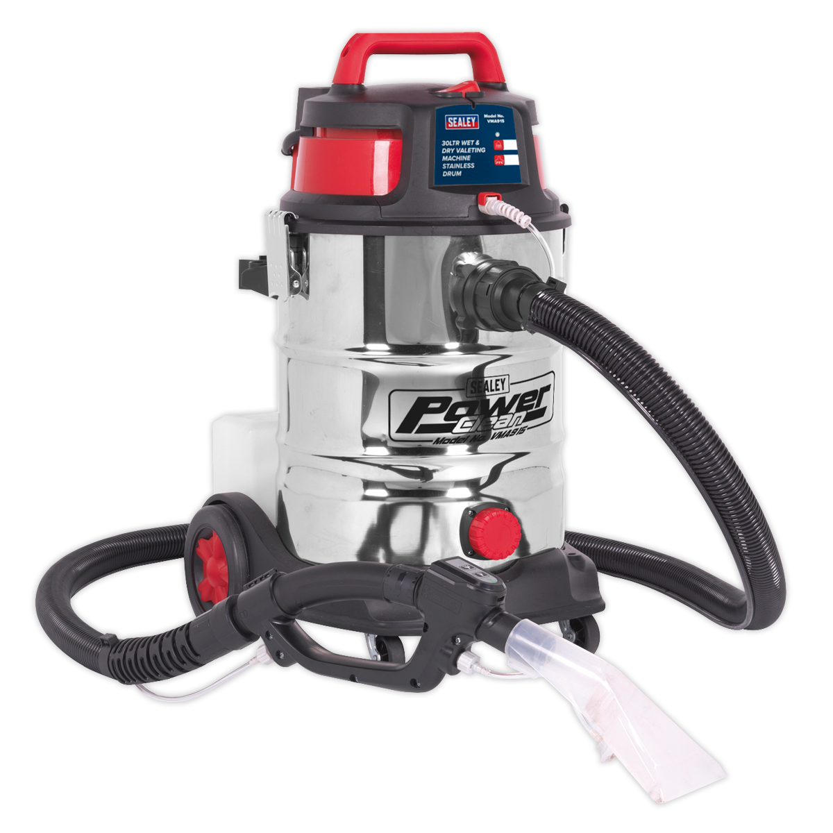 Wet & Dry Valet Machine Stainless Drum 30L VMA915 - BostonPlates Autocare Centre