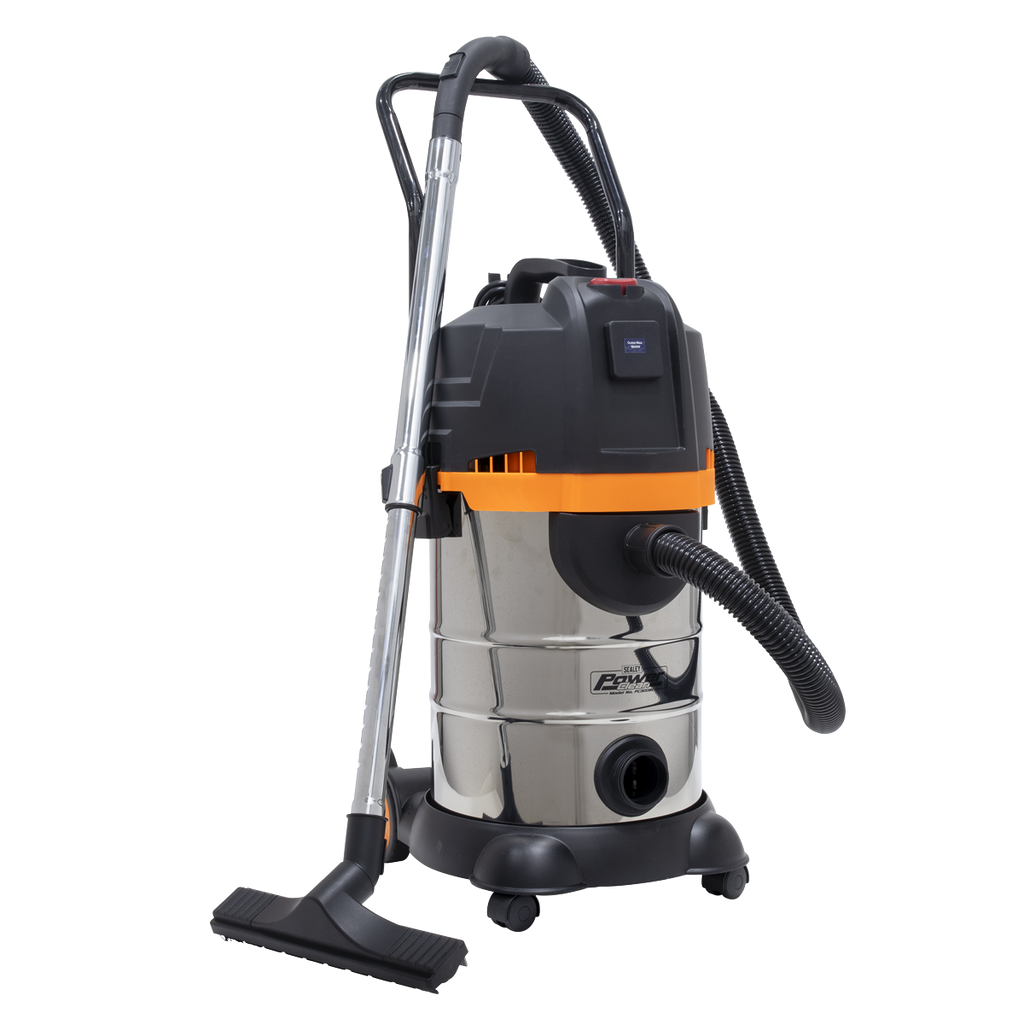 30L Industrial Cyclone Vacuum Cleaner Wet & Dry 1200W/230V PC300BL - BostonPlates Autocare Centre