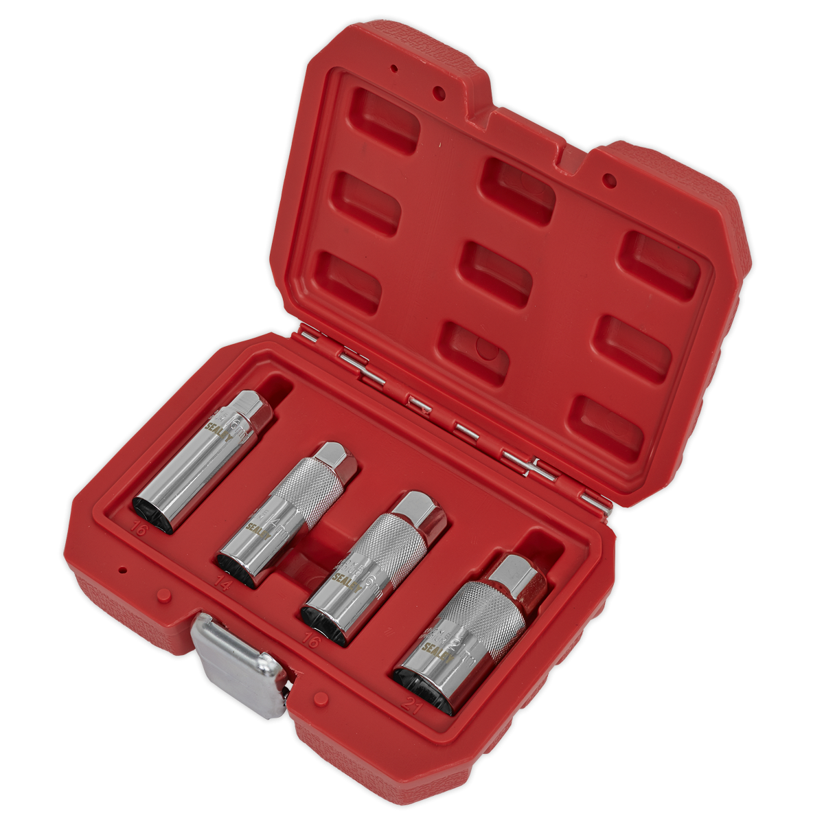 Sealey Spark Plug Socket Set 3/8"Sq Drive 4pc AK6556 - BostonPlates Autocare Centre