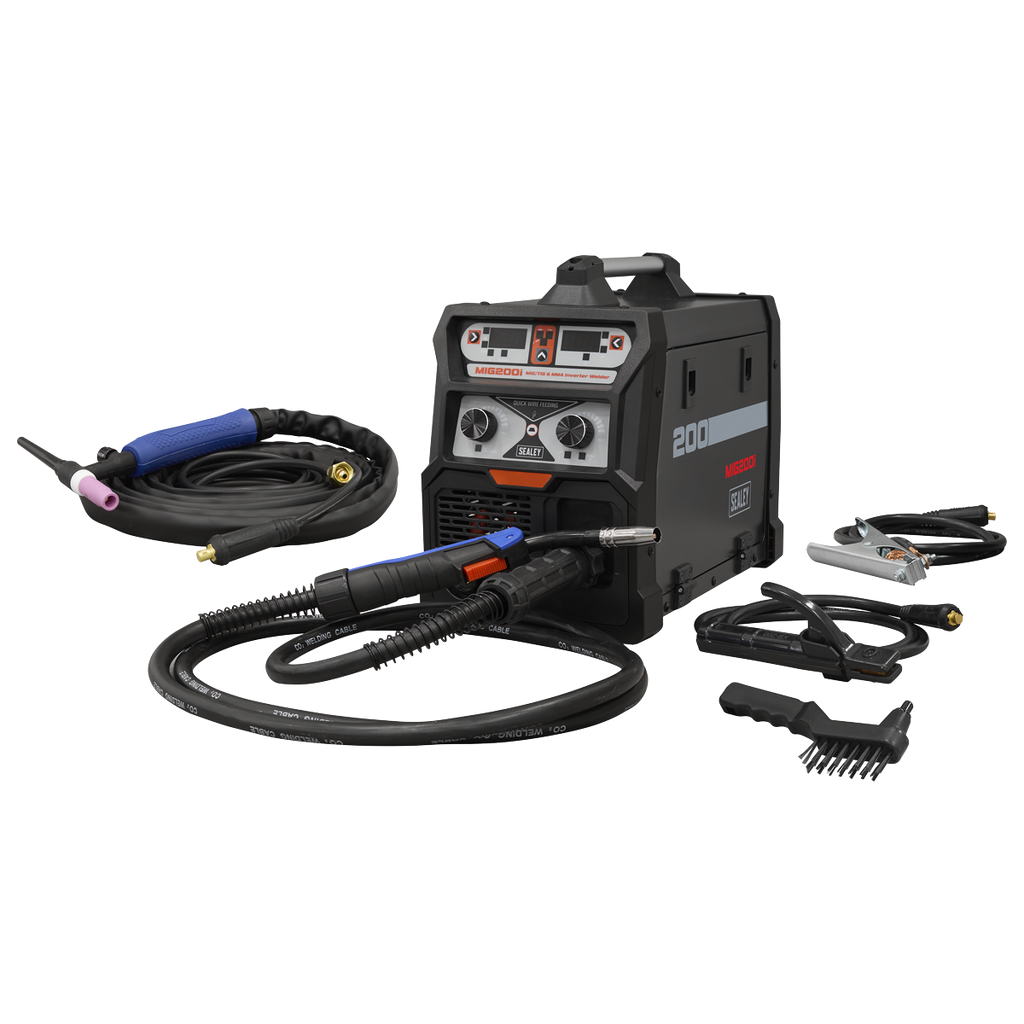 Sealey MIG/TIG & MMA (ARC/STICK) Inverter Welder 200A MIG200i (Copy)