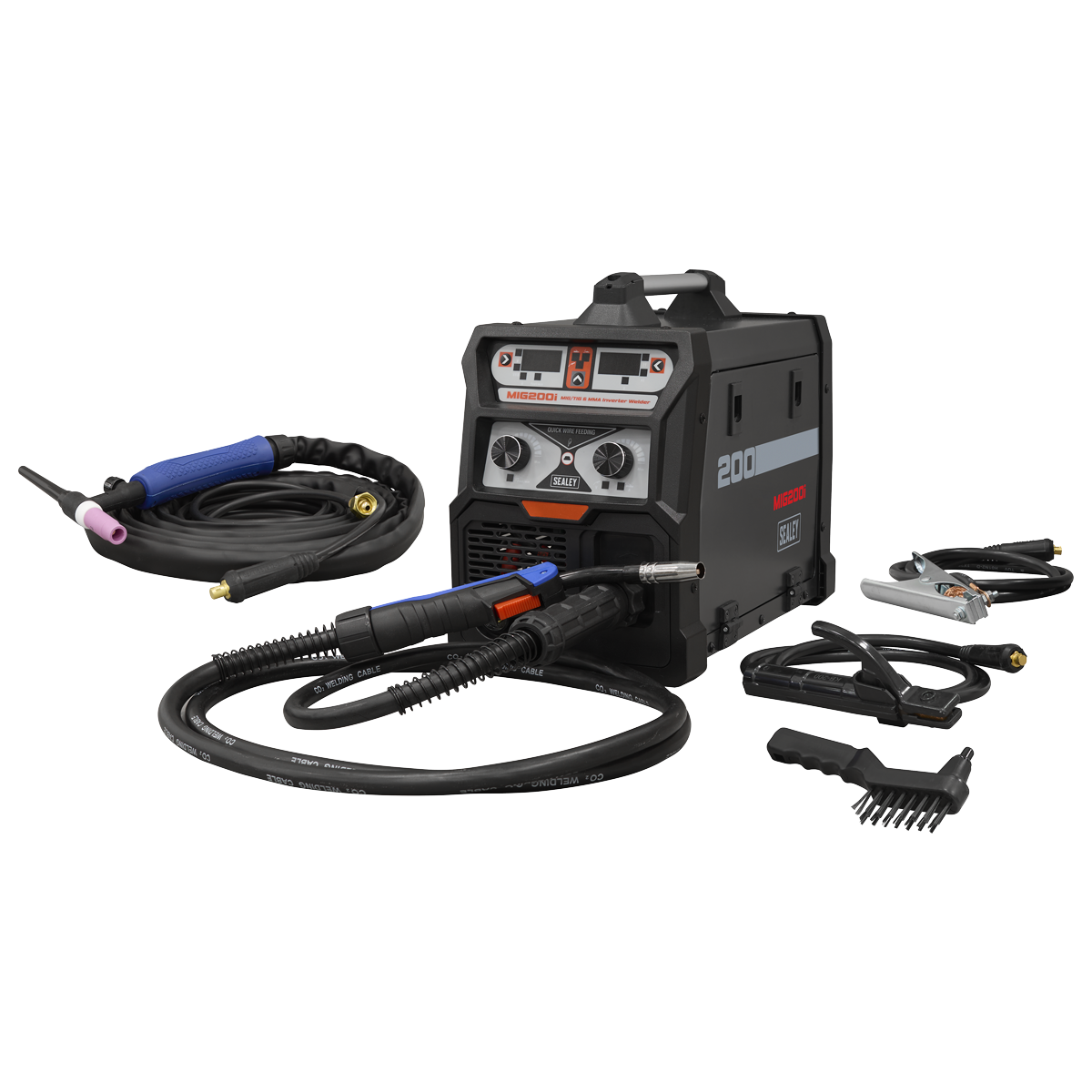 Sealey MIG/TIG & MMA (ARC/STICK) Inverter Welder 200A MIG200i (Copy)