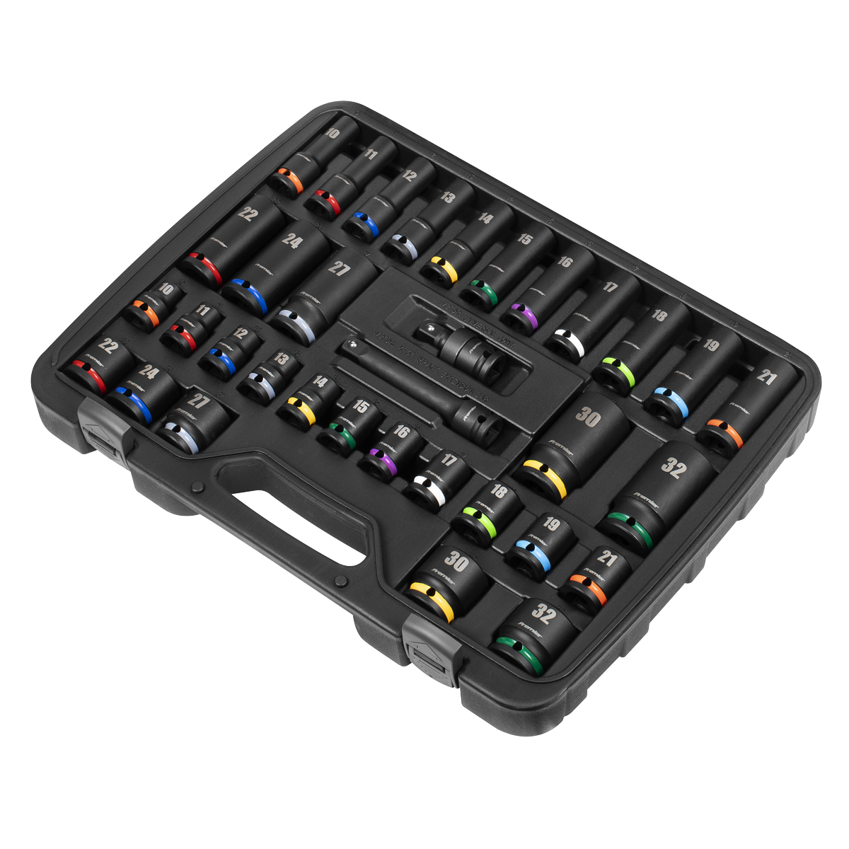 Premier Impact Socket Set 1/2"Sq Drive 34pc AK5635M - BostonPlates Autocare Centre