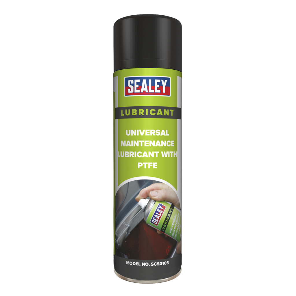 Sealey Universal Maintenance Lubricant with PTFE 500ml SCS010S - BostonPlates Autocare Centre