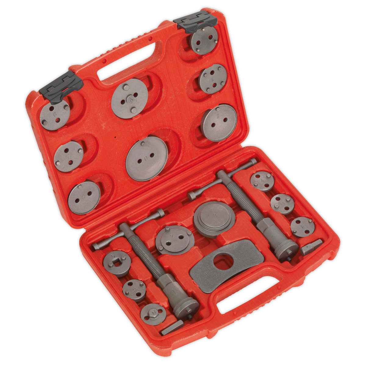 Sealey Brake Piston Wind-Back Tool Kit 21pc VS0282 - BostonPlates Autocare Centre
