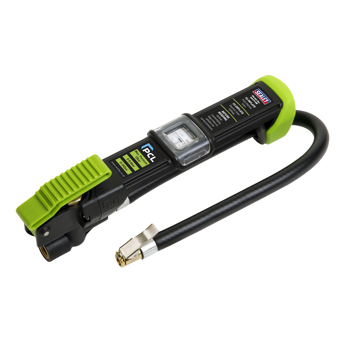 Sealey PCL Airlite Eco Tyre Inflator with Clip-On Connector SA37/98 (Copy)
