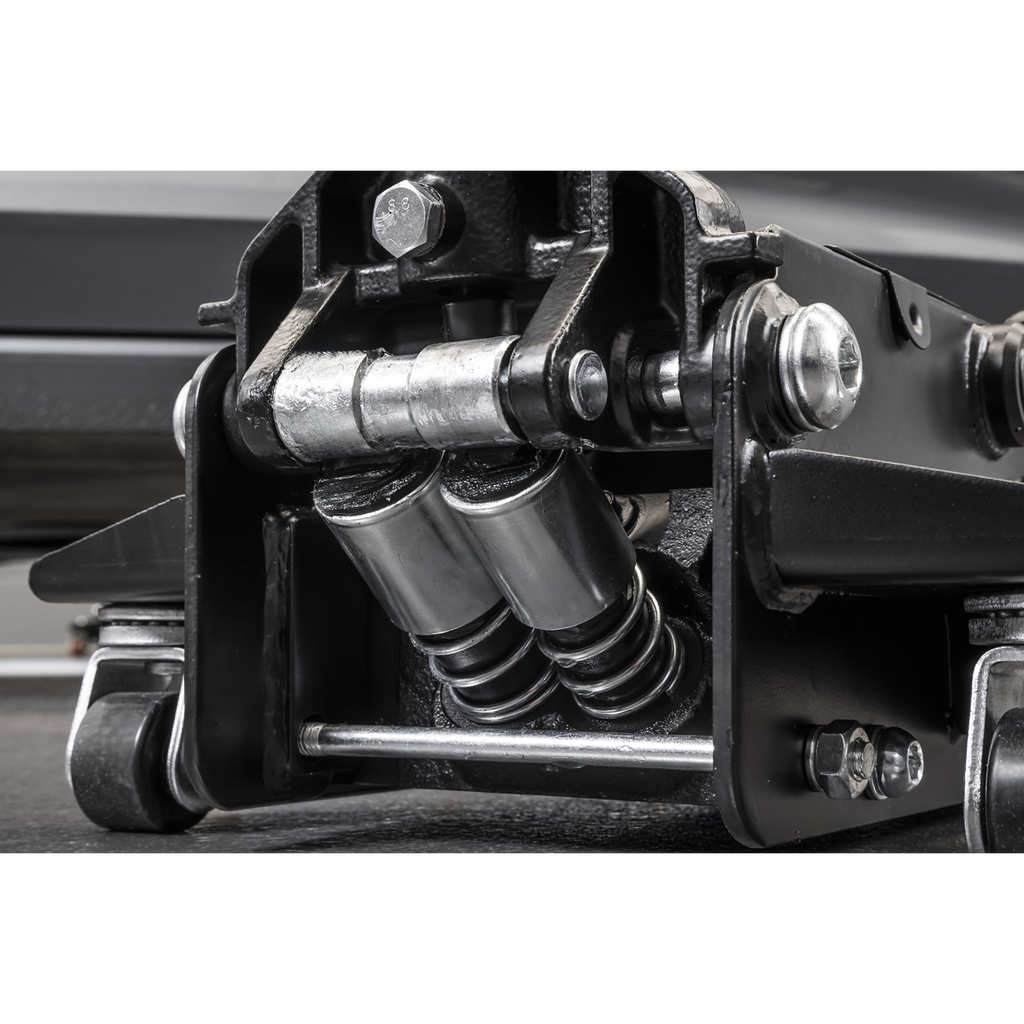 COMING SOON WIN  2x Premier Low Profile Trolley Jack with Rocket Lift 3 Tonne - Black 3040AB worth over £360