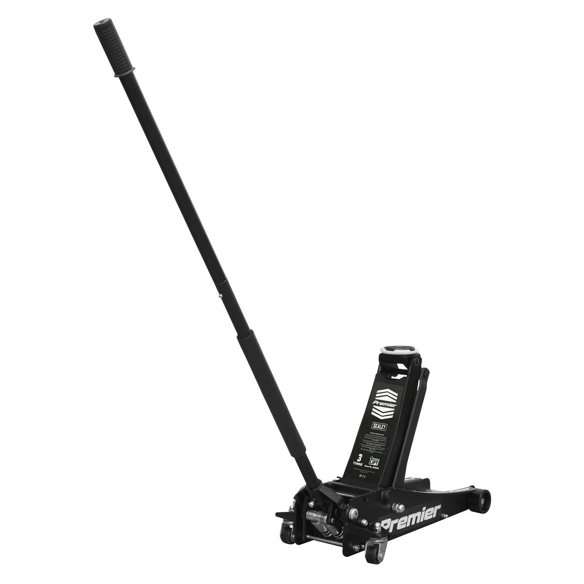 COMING SOON WIN  2x Premier Low Profile Trolley Jack with Rocket Lift 3 Tonne - Black 3040AB worth over £360