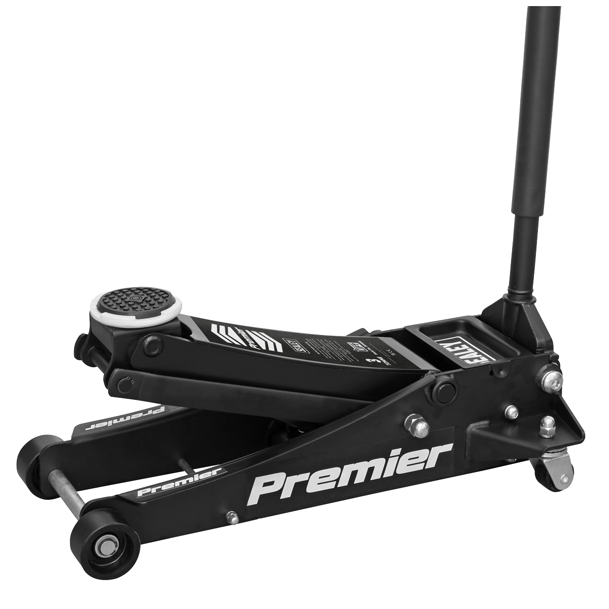 COMING SOON WIN  2x Premier Low Profile Trolley Jack with Rocket Lift 3 Tonne - Black 3040AB worth over £360