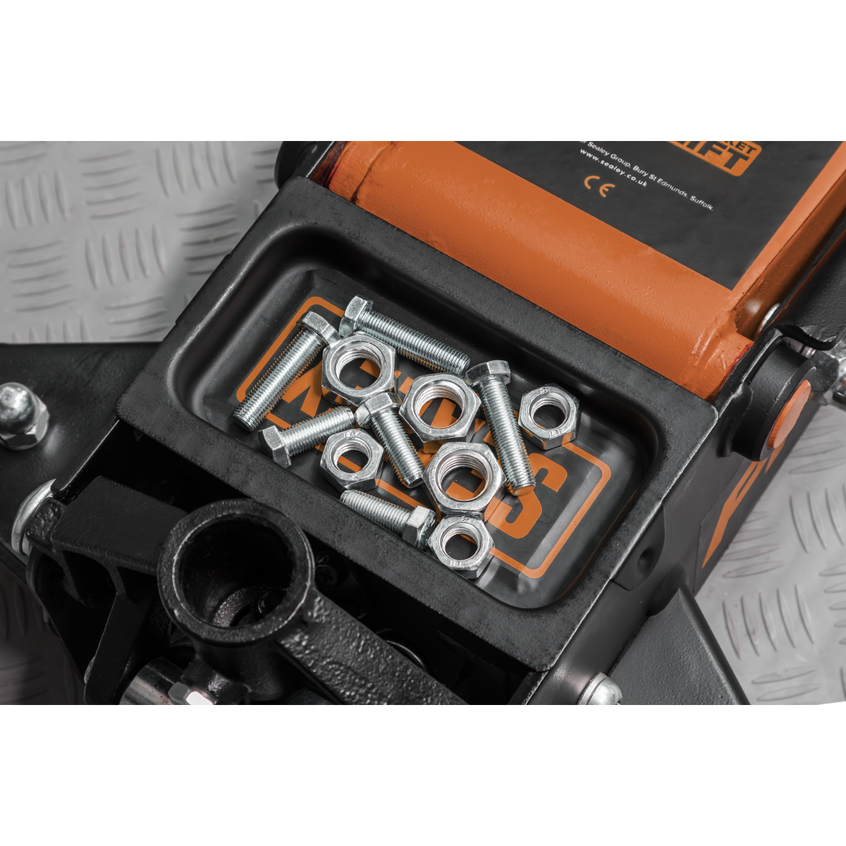 Sealey Premier Low Profile Trolley Jack with Rocket Lift 3 Tonne - Orange 3040AO