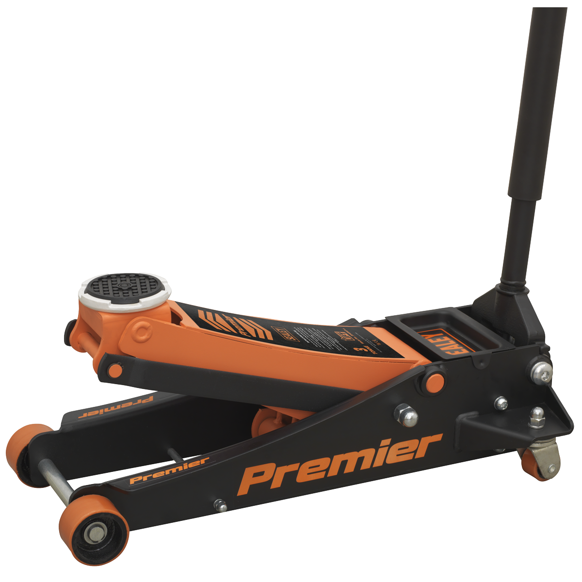 Sealey Premier Low Profile Trolley Jack with Rocket Lift 3 Tonne - Orange 3040AO
