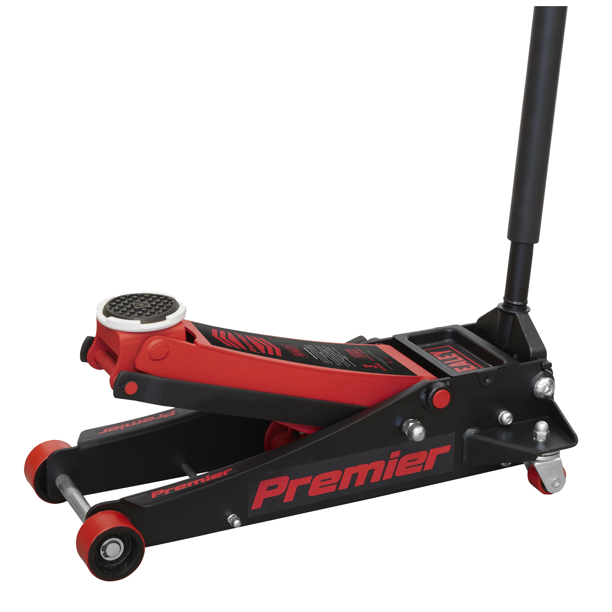 Sealey Premier Low Profile Trolley Jack with Rocket Lift 3 Tonne - Red 3040AR