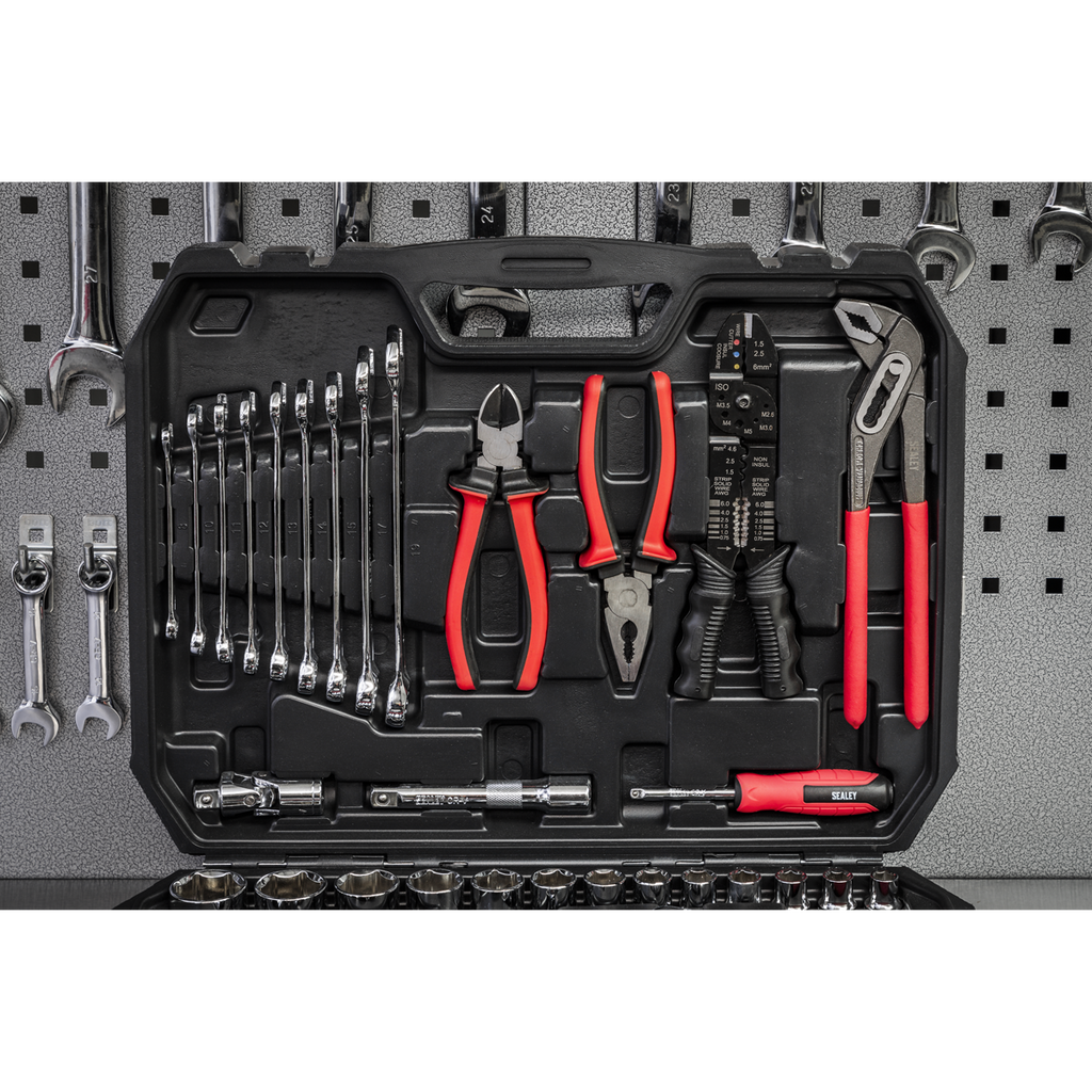 Sealey Mechanic's Tool Kit 100pc AK7400 - BostonPlates Autocare Centre
