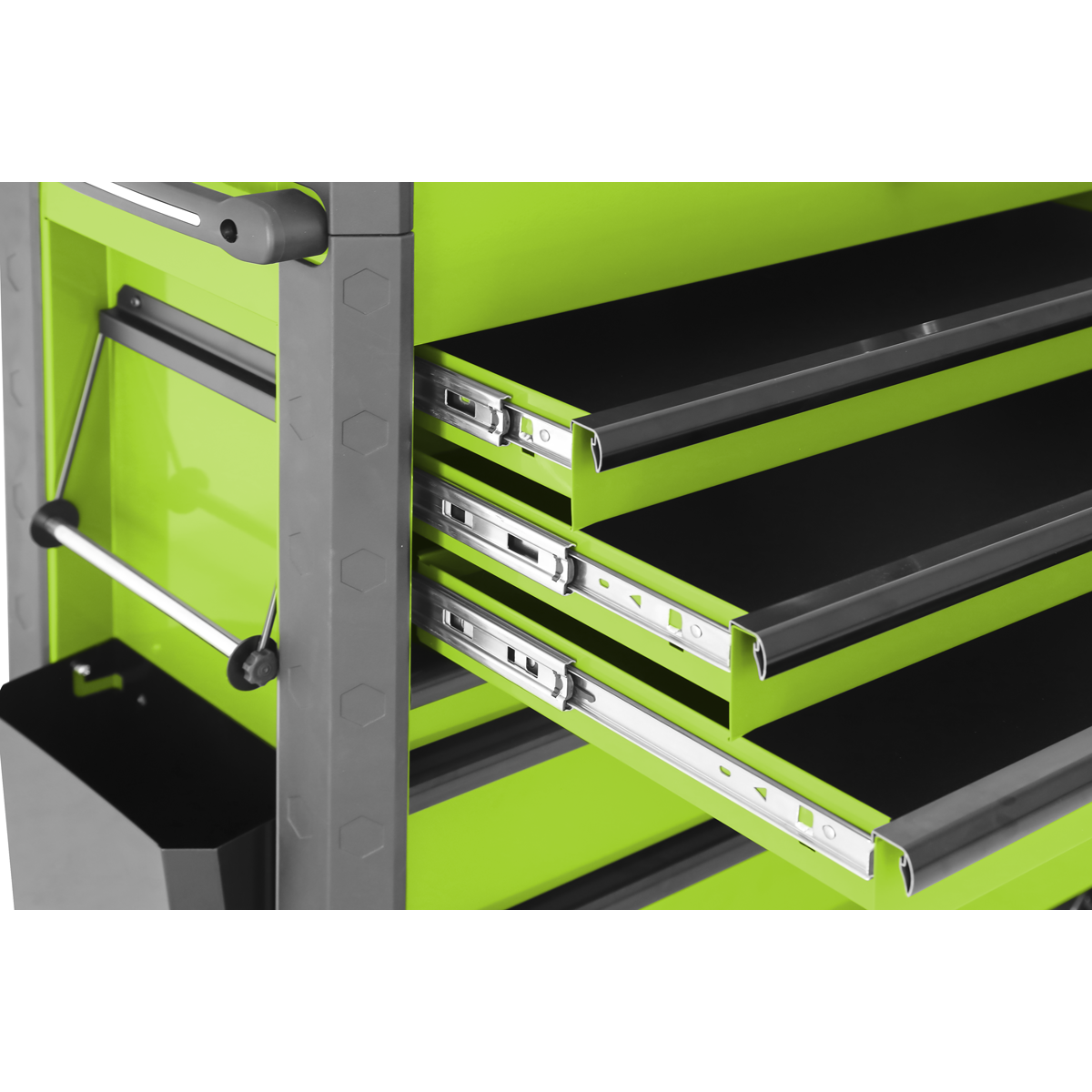 Superline Pro® Tool Trolley 6 Drawer - Green AP266HV - BostonPlates Autocare Centre