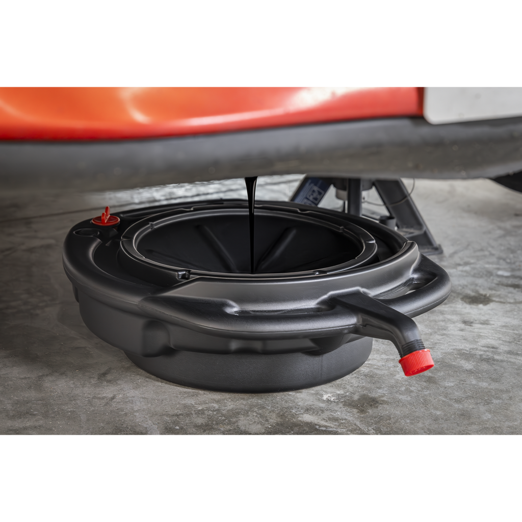 Sealey Oil/Fluid Drain Pan & Recycling Container 11L DRP39 - BostonPlates Autocare Centre