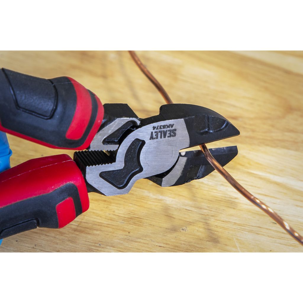 Sealey Premier High Leverage Side Cutters 160mm AK8374 - BostonPlates Autocare Centre