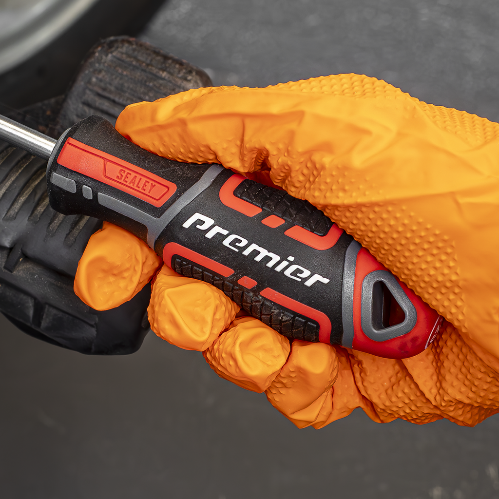 Sealey Premier GripMAX® TRX-Star* Screwdriver Set 10pc - Hi-Vis Green AK4324HV - BostonPlates Autocare Centre