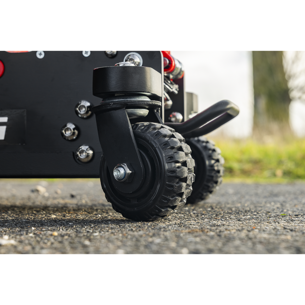 Sealey Big Wheel Hybrid Trolley Jack with Super Rocket Lift 2.5 Tonne 2500RG - BostonPlates Autocare Centre