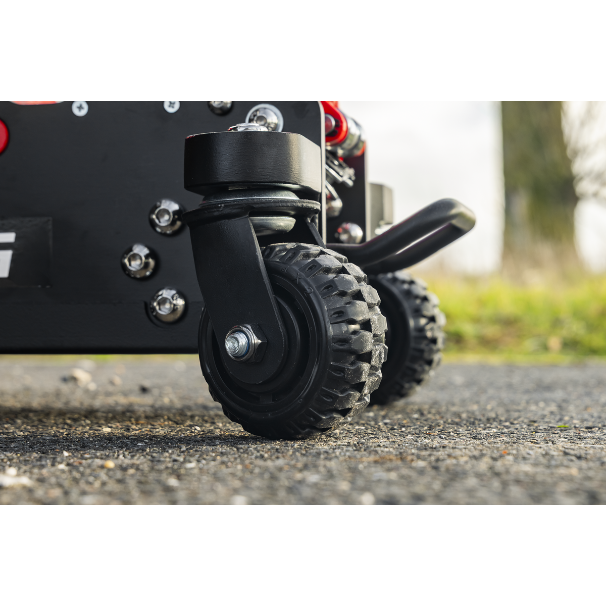 Sealey Big Wheel Hybrid Trolley Jack with Super Rocket Lift 2.5 Tonne 2500RG - BostonPlates Autocare Centre