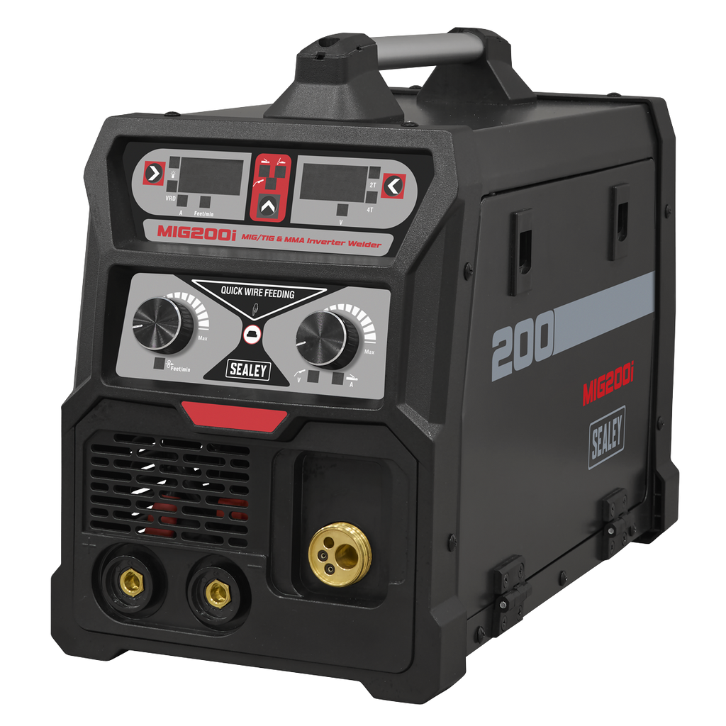 Sealey MIG/TIG & MMA (ARC/STICK) Inverter Welder 200A MIG200i (Copy)