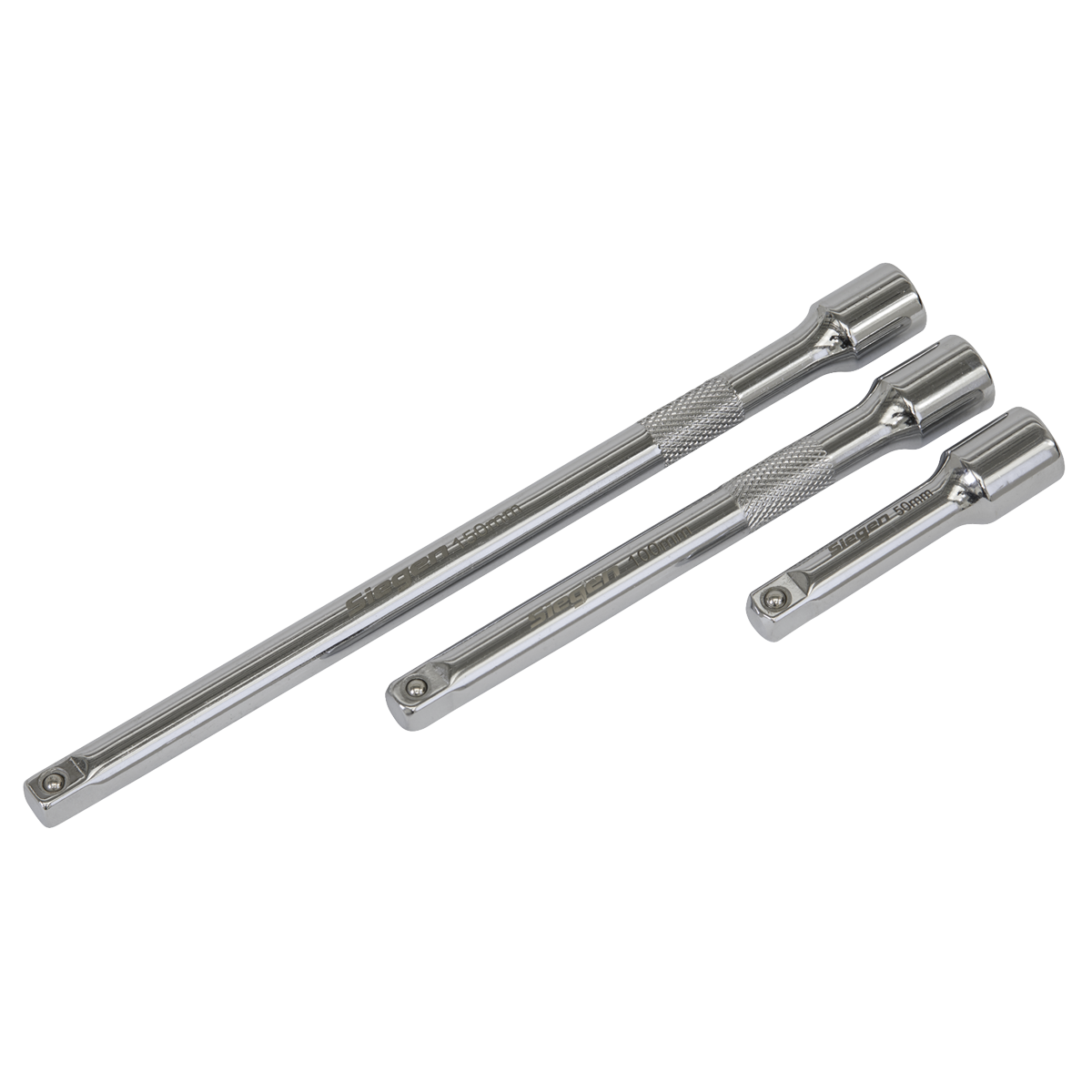 Siegen Extension Bar Set 1/4"Sq Drive 3pc S0718 - BostonPlates Autocare Centre