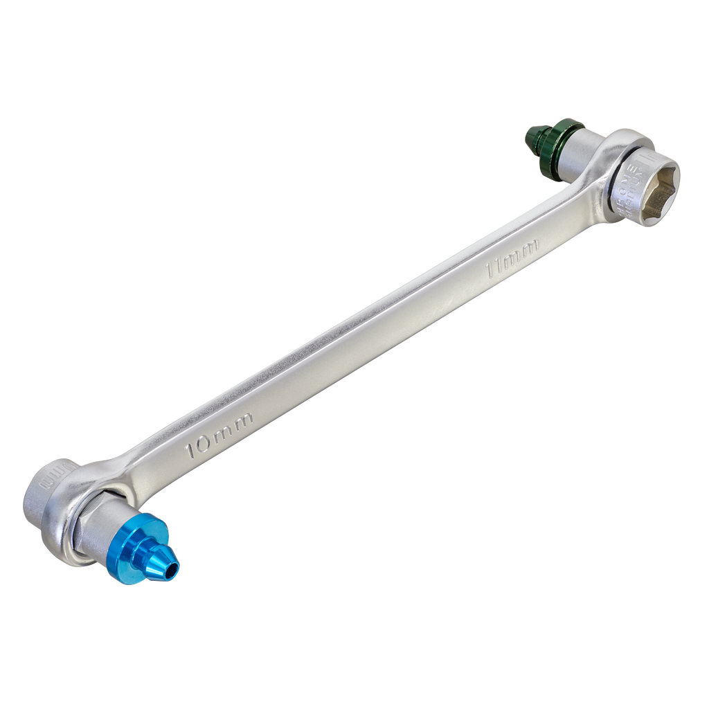 Sealey Double End Brake Bleeder Spanner 10 x 11mm VS4512 - BostonPlates Autocare Centre